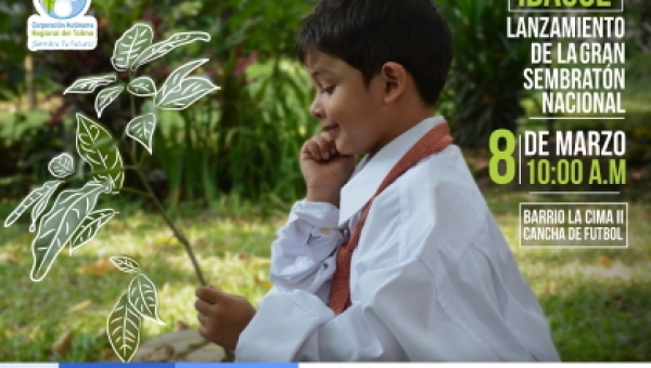 En Ibagué será el lanzamiento de la Gran Sembratón Nacional