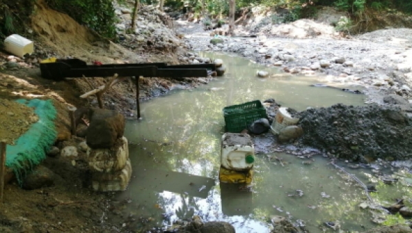Cortolima suspende minería ilegal que ponía en riesgo los ecosistemas y quienes la ejercían