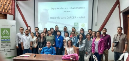 Cortolima presente en Taller de experiencias en rehabilitación de fauna silvestre