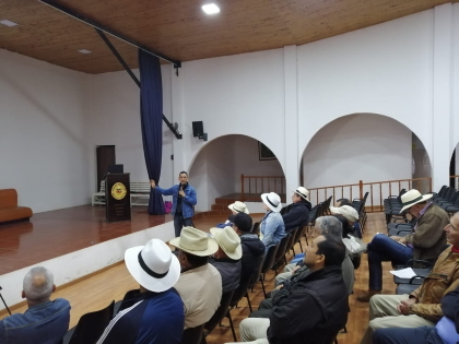 La comunidad es el eje central para el proyecto páramos complejo “Los Nevados”