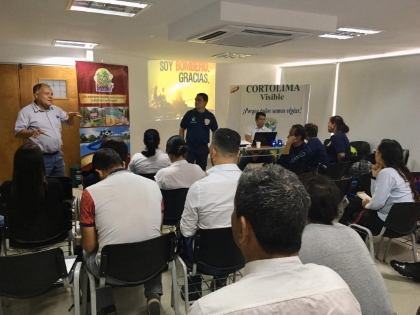 CORTOLIMA capacita a los Consejos Municipales de Gestión del Riesgo del centro del Tolima