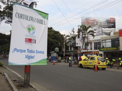 Con medición de gases y de ruido se vincula Cortolima al Día sin carro y moto en Ibagué