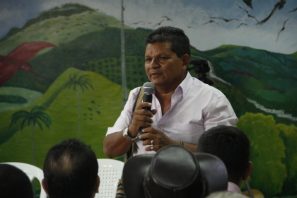 Los pueblos Indígenas del Tolima reeligieron a José Alfredo Capera como su representante en Cortolima