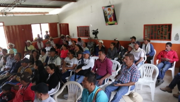 Cortolima aclaró dudas en Dolores frente a la ruta declaratoria en el bosque Galilea