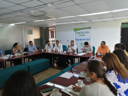 Las inquietudes de la comunidad del bosque de Galilea son prioridad para Cortolima