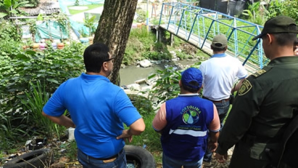 “Obra de saneamiento a la quebrada Hato de la Virgen estará lista antes de finalizar el 2019” dice Cortolima”
