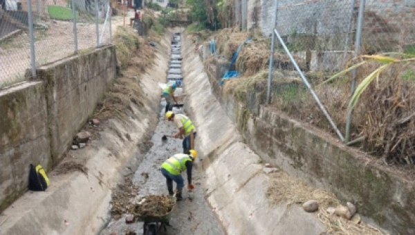 Avanza el mantenimiento de las obras de los Cerros del Norte