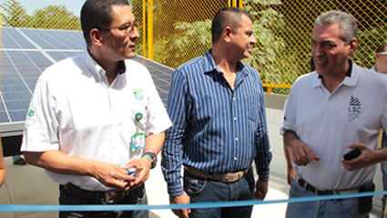 Cortolima entregó la primera planta de bombeo de aguas residuales con uso de energía solar en Tolima