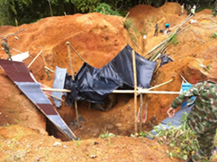 CORTOLIMA y autoridades departamentales continúan frenando la minería ilegal