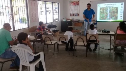 Los menores comprometidos en cuidar la fauna silvestre