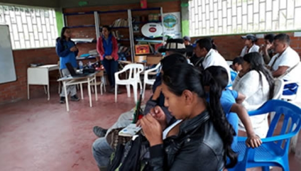 Socializado El Proyecto Páramos Biodiversidad y Recursos Hídricos en los Andes del Norte a la comunidad indígena Nasa “Las Mercedes”