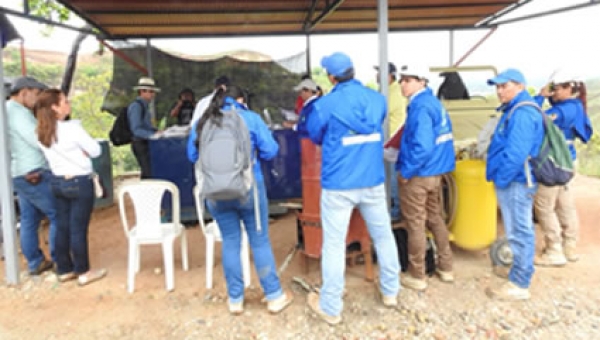 Con apoyo de la Procuraduría se realiza visita de verificación a proyecto minero.