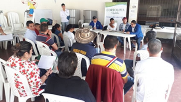Cortolima adelantó Mesa Ambiental de Diálogo Comunitario en San José de las Hermosas de Chaparral