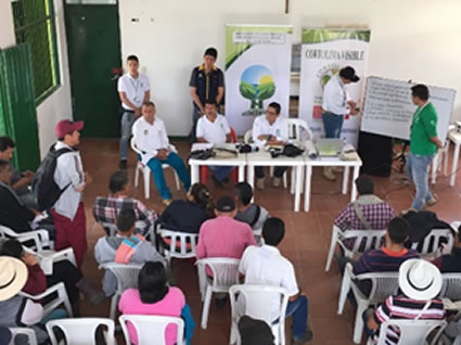 Concertada inversión ambiental 2018 con actores de la cuenca del Río “Amoyá”