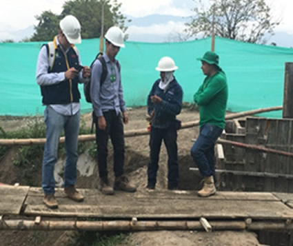 VISITA DE INSPECCIÓN A OBRAS DE CORTOLIMA EN NATAGAIMA