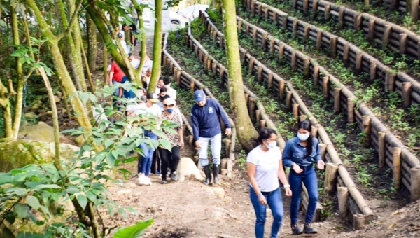 CORTOLIMA ADELANTA RECORRIDO A LAS OBRAS DE BIOINGENIERÍA DE MANOS AL AGUA 2